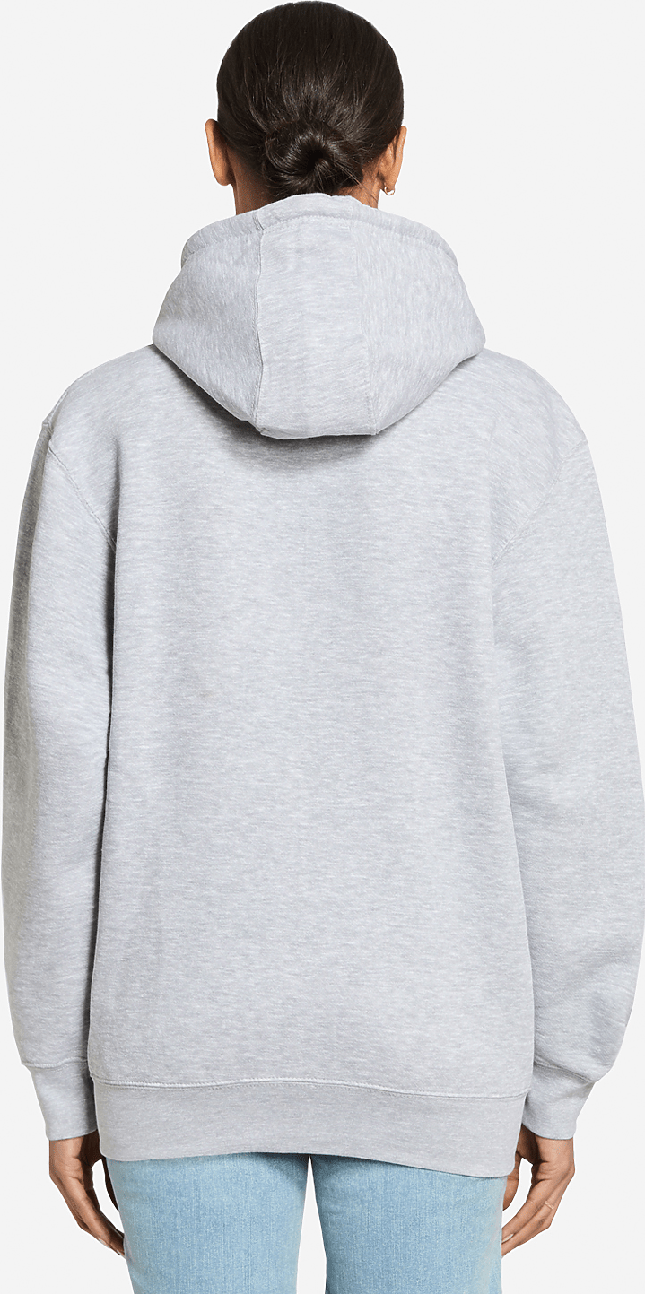Lane Seven Ls14003 Premium Full Zip Hoodie - Heather Grey