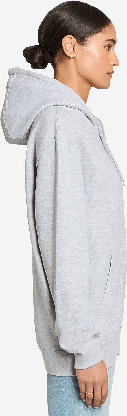 Lane Seven Ls14003 Premium Full Zip Hoodie - Heather Grey