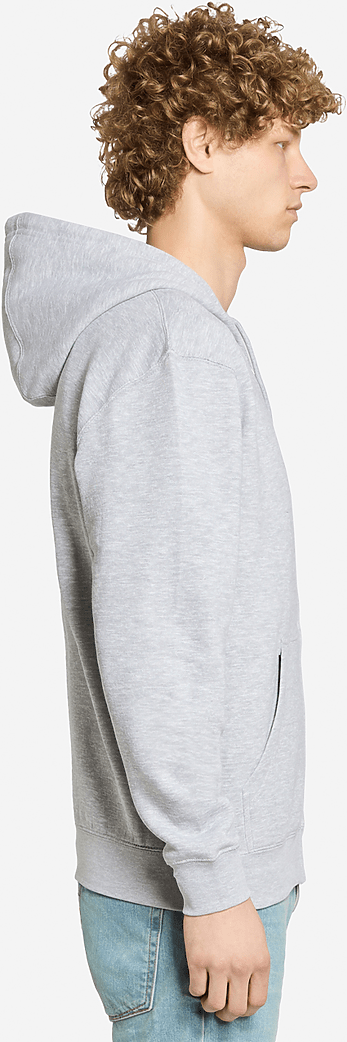 Lane Seven Ls14003 Premium Full Zip Hoodie - Heather Grey