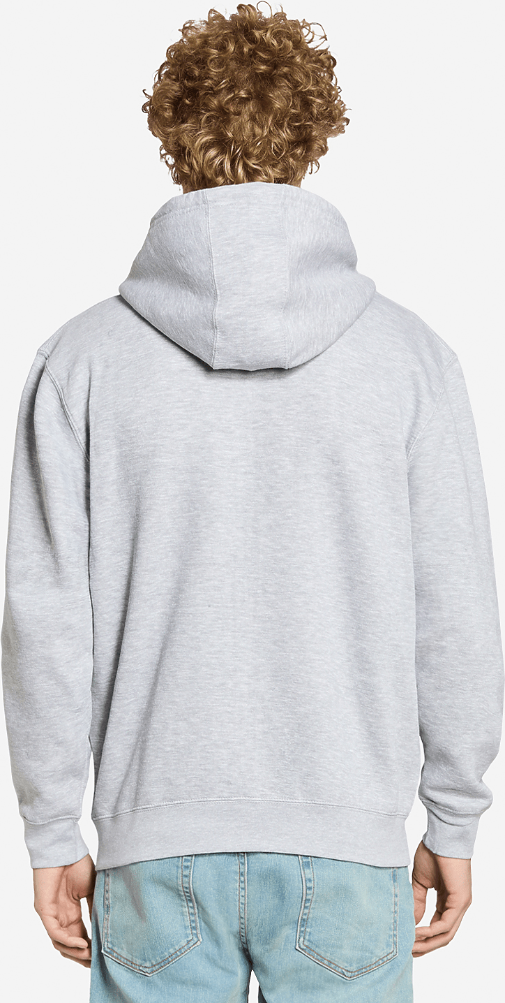 Lane Seven Ls14003 Premium Full Zip Hoodie - Heather Grey
