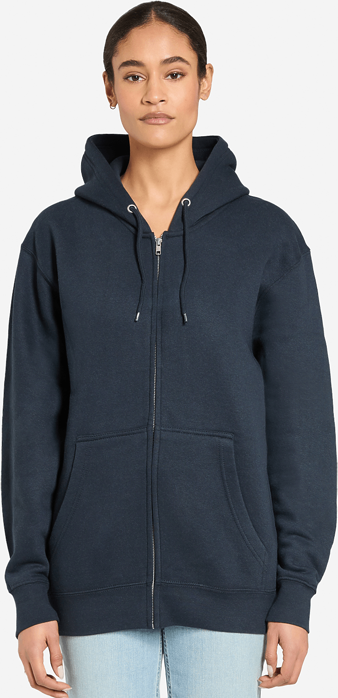 Lane Seven Ls14003 Premium Full Zip Hoodie - Navy