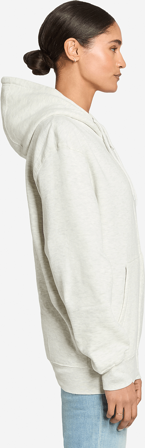 Lane Seven Ls14003 Premium Full Zip Hoodie - Oatmeal Heather