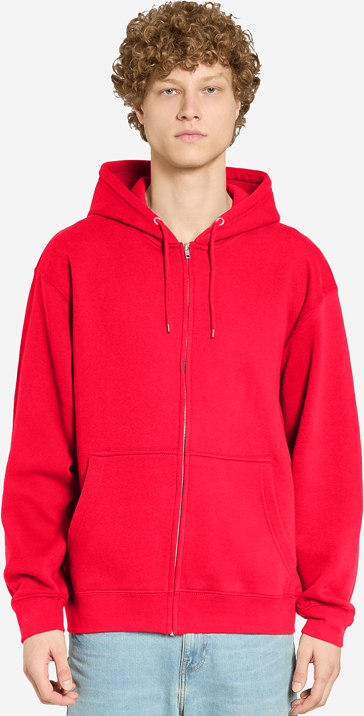 Lane Seven Ls14003 Premium Full Zip Hoodie - Red