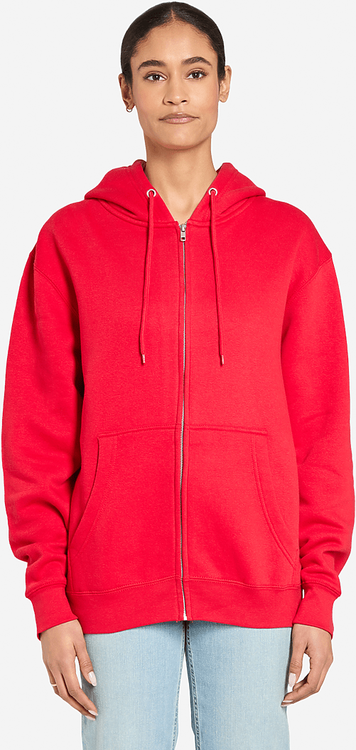 Lane Seven Ls14003 Premium Full Zip Hoodie - Red