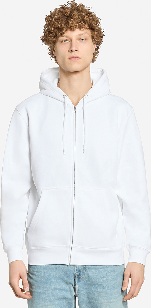Lane Seven Ls14003 Premium Full Zip Hoodie - White