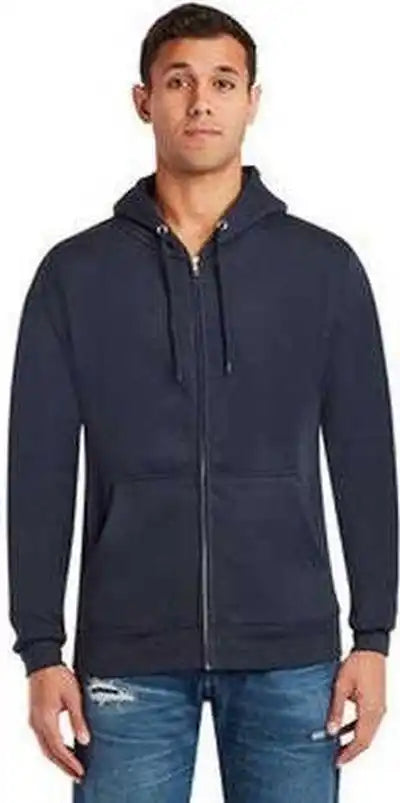 Lane Seven Ls14003 Unisex Premium Full Zip Hooded Sweatshirt Navy