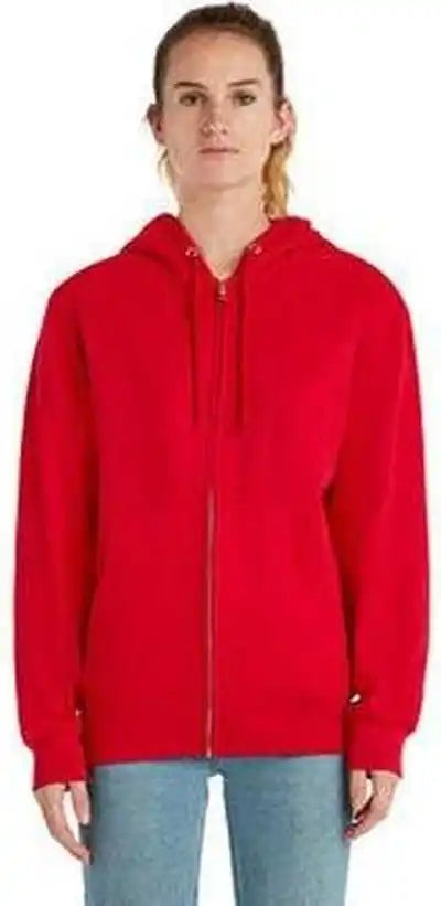 Lane Seven Ls14003 Unisex Premium Full-zip Hooded Sweatshirt - Red
