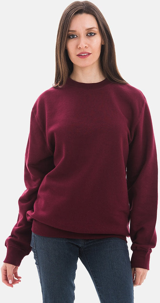Lane Seven Ls14004 Premium Crewneck Sweatshirt - Burgundy
