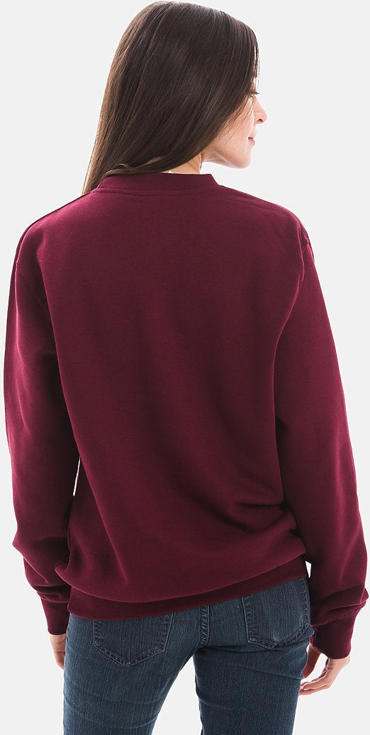 Lane Seven Ls14004 Premium Crewneck Sweatshirt - Burgundy