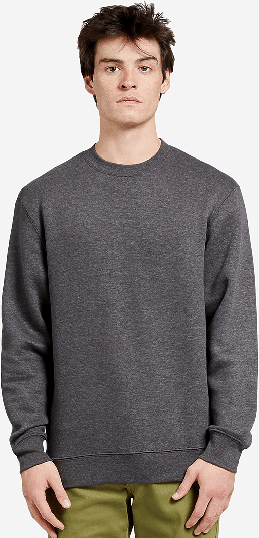 Lane Seven Ls14004 Premium Crewneck Sweatshirt - Charcoal Heather