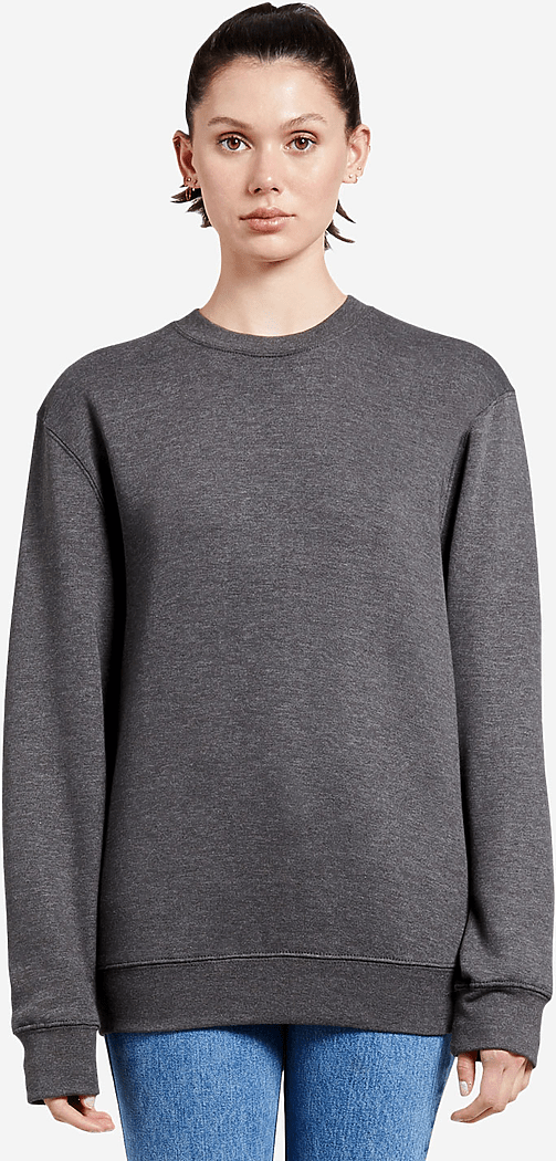 Lane Seven Ls14004 Premium Crewneck Sweatshirt - Charcoal Heather