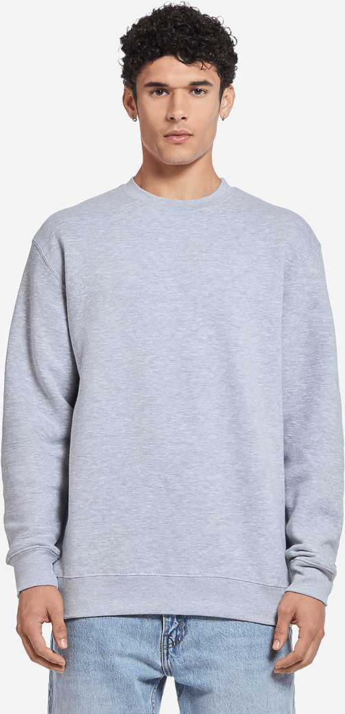 Lane Seven Ls14004 Premium Crewneck Sweatshirt - Heather Grey