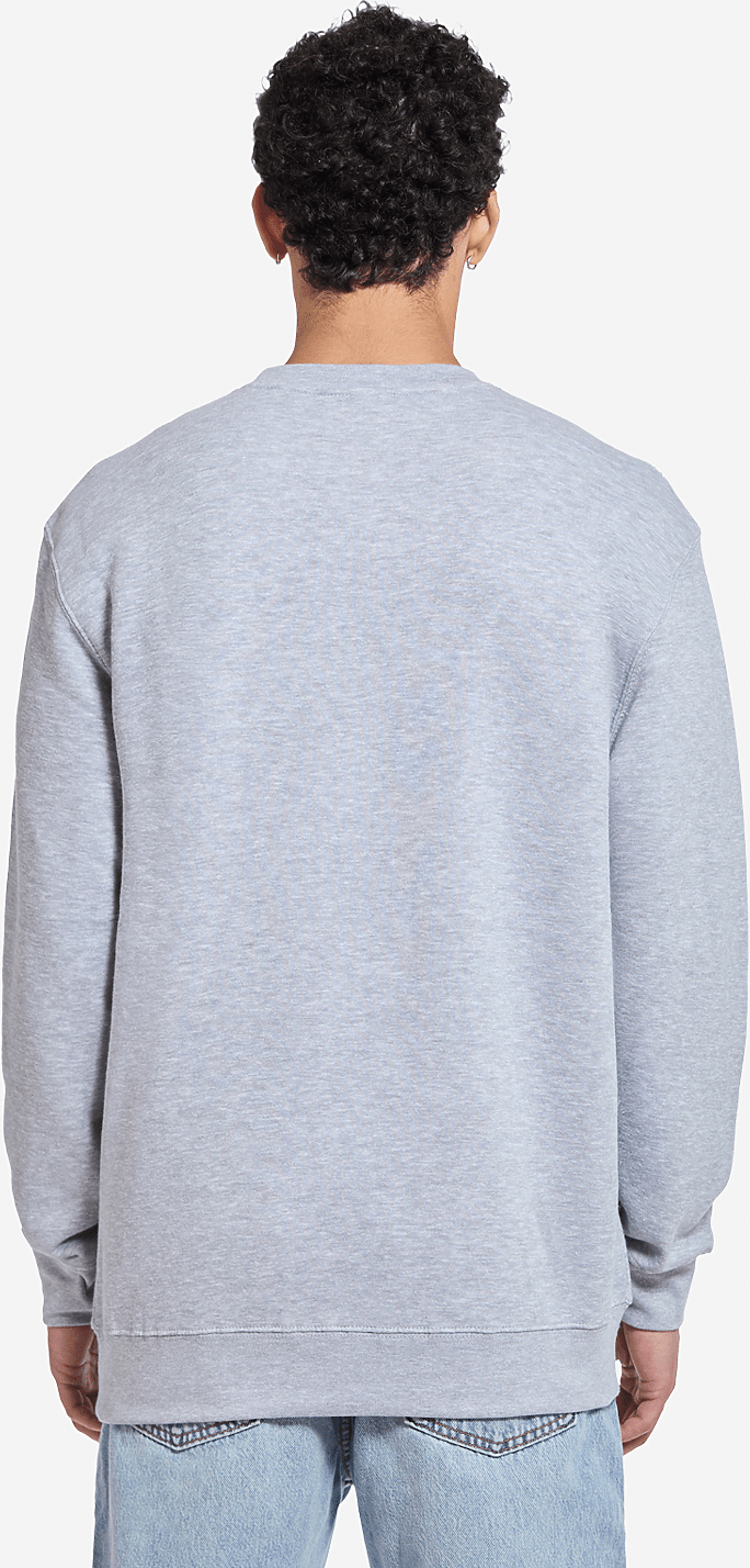 Lane Seven Ls14004 Premium Crewneck Sweatshirt - Heather Grey