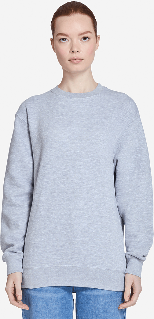 Lane Seven Ls14004 Premium Crewneck Sweatshirt - Heather Grey
