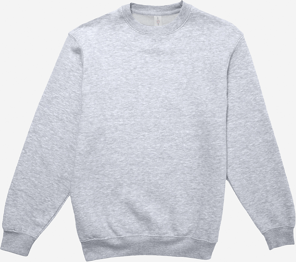 Lane Seven Ls14004 Premium Crewneck Sweatshirt - Heather Grey