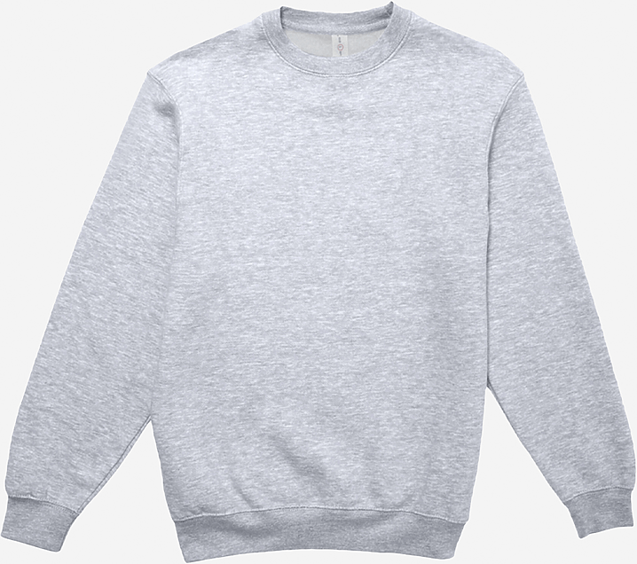 Lane Seven Ls14004 Premium Crewneck Sweatshirt - Heather Grey