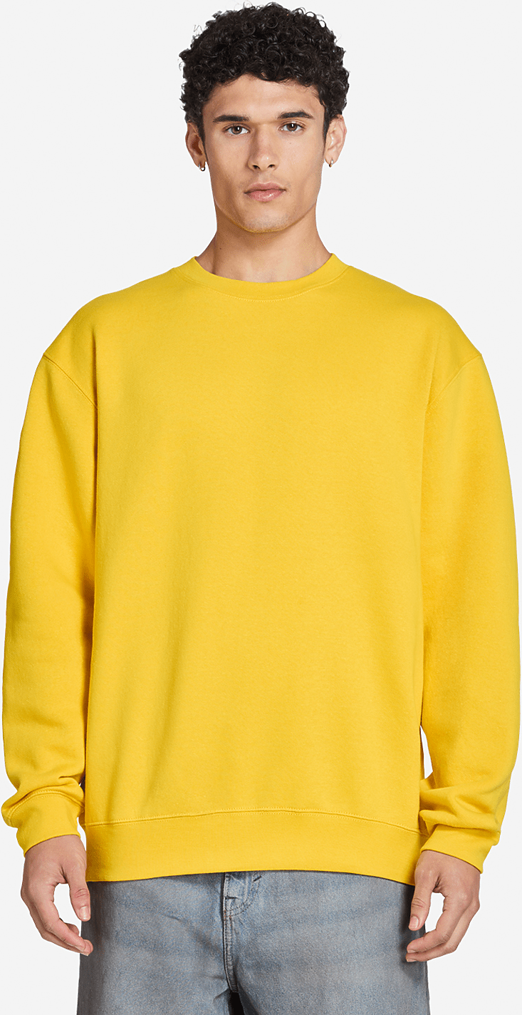 Lane Seven Ls14004 Premium Crewneck Sweatshirt - Lemon