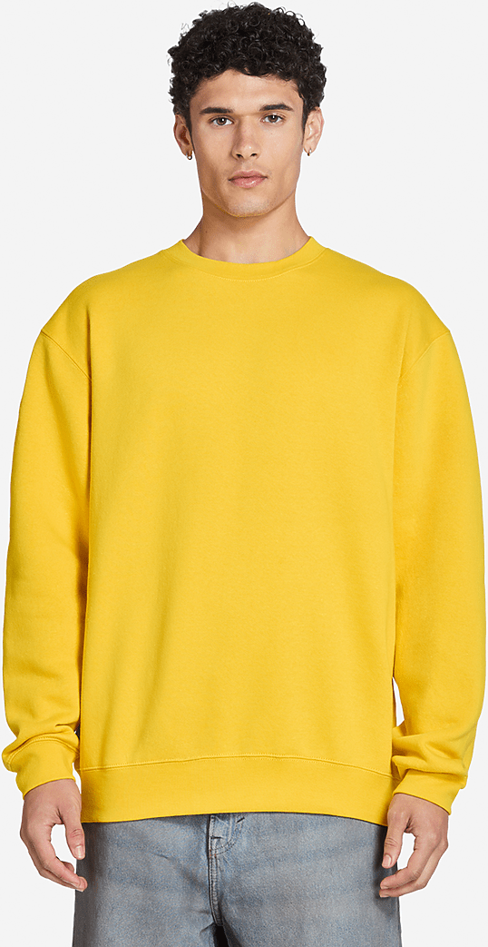 Lane Seven Ls14004 Premium Crewneck Sweatshirt - Lemon