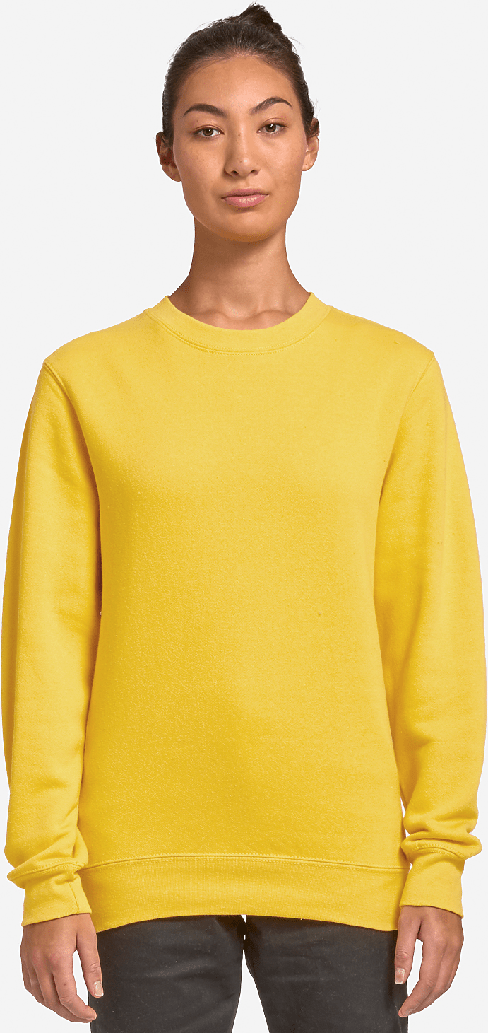 Lane Seven Ls14004 Premium Crewneck Sweatshirt - Lemon