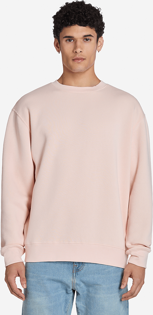Lane Seven Ls14004 Premium Crewneck Sweatshirt - Pale Pink
