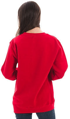 Lane Seven Ls14004 Premium Crewneck Sweatshirt - Red