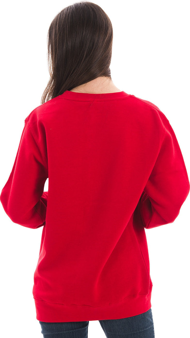 Lane Seven Ls14004 Premium Crewneck Sweatshirt - Red