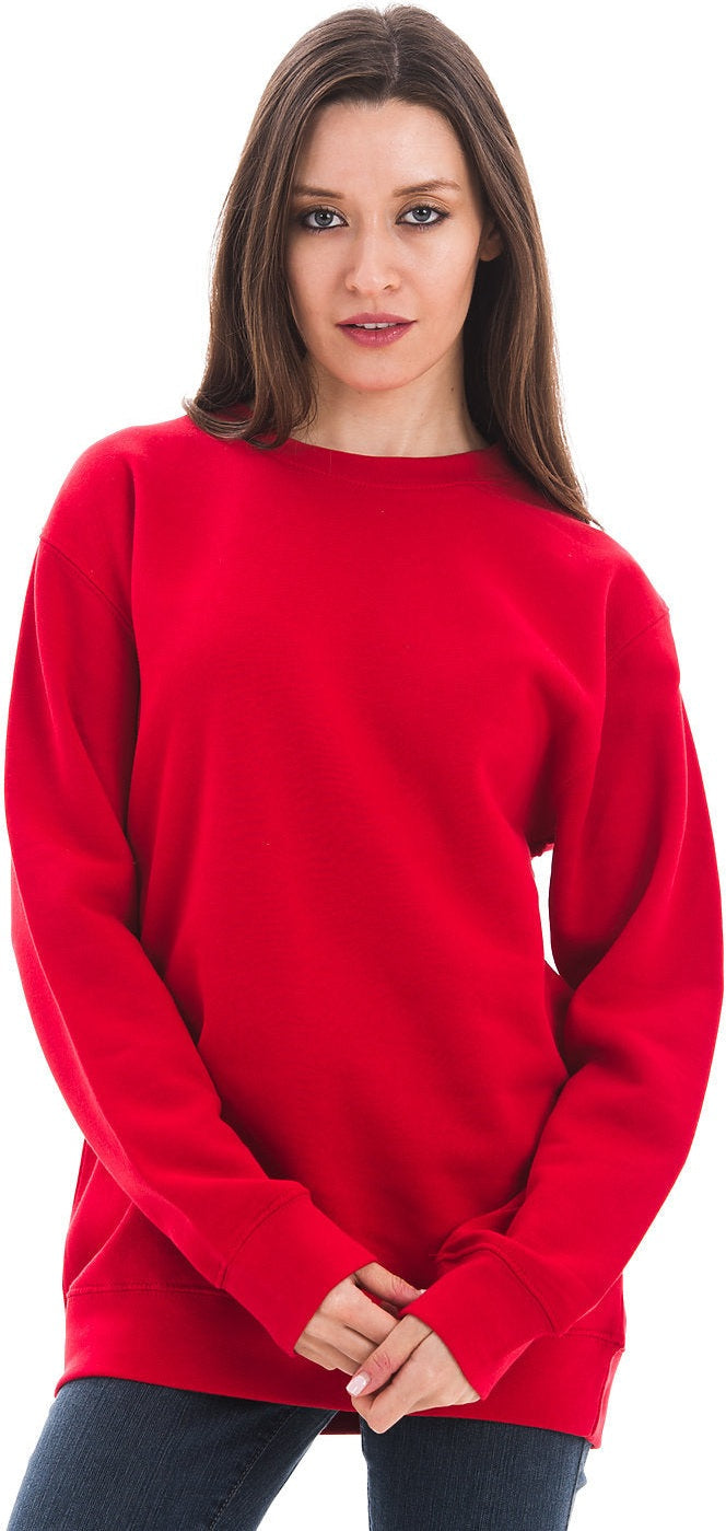 Lane Seven Ls14004 Premium Crewneck Sweatshirt - Red