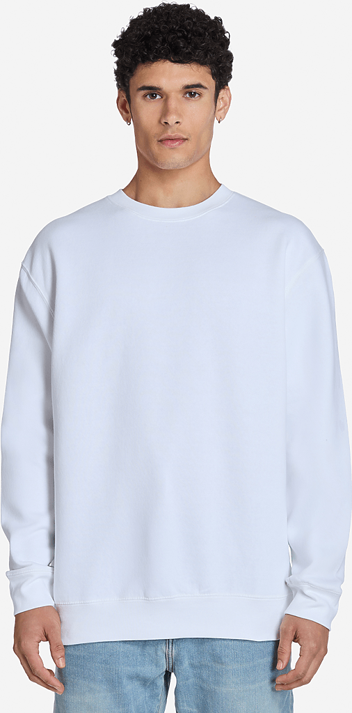 Lane Seven Ls14004 Premium Crewneck Sweatshirt - White - White / Adult Xs