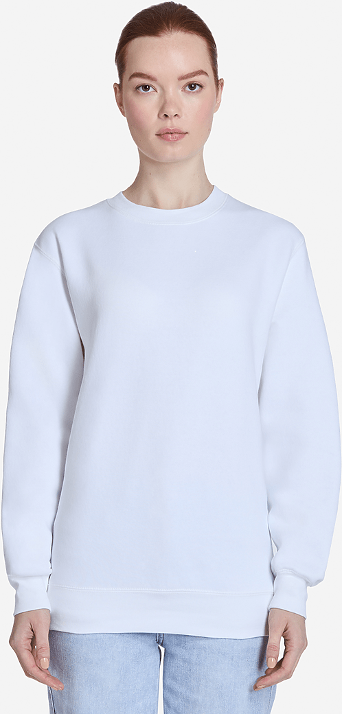 Lane Seven Ls14004 Premium Crewneck Sweatshirt - White