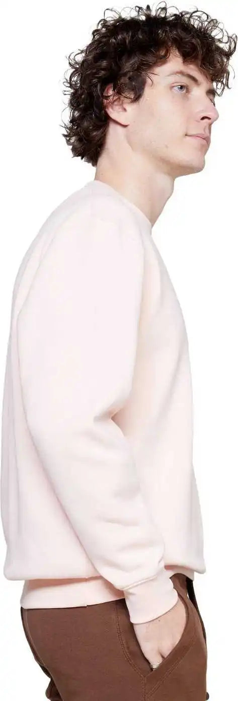 Lane Seven Ls14004 Unisex Premium Crewneck Sweatshirt Pale Pink