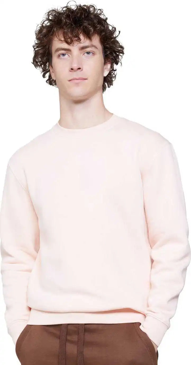 Lane Seven Ls14004 Unisex Premium Crewneck Sweatshirt Pale Pink