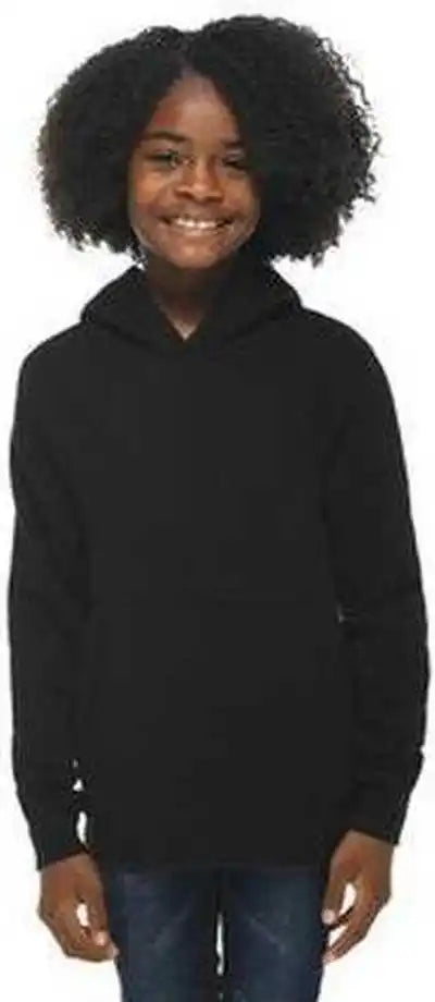 Lane Seven Ls1401y Youth Premium Pullover Hooded Sweatshirt - Black