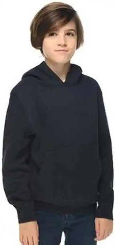 Lane Seven Ls1401y Youth Premium Pullover Hooded Sweatshirt Navy