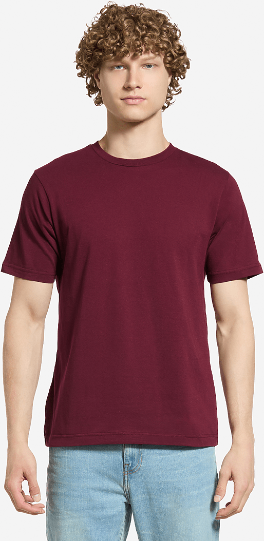 Lane Seven Ls15000 Deluxe Tee - Burgundy - Adult Xs