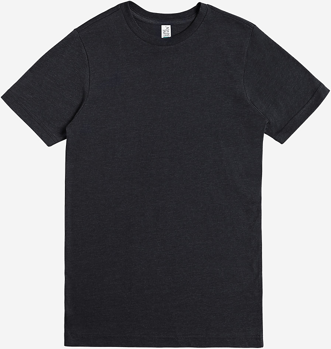 Lane Seven Ls15000cvc Deluxe Cvc Tee - Black Heather