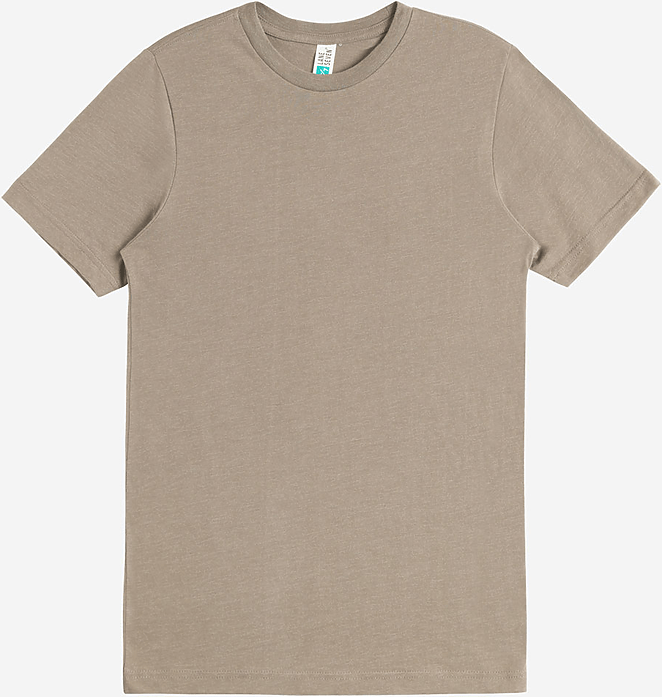 Lane Seven Ls15000cvc Deluxe Cvc Tee - Brown Heather