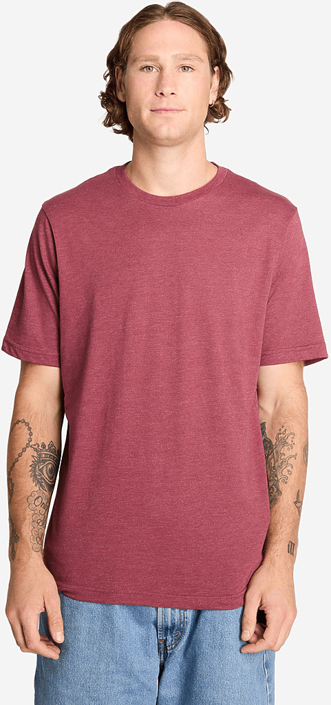 Lane Seven Ls15000cvc Deluxe Cvc Tee - Burgundy Heather - Burgundy Heather / Adult Xs