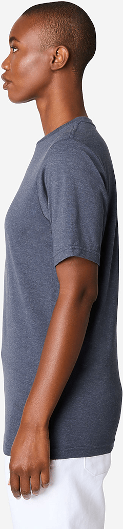 Lane Seven Ls15000cvc Deluxe Cvc Tee - Navy Heather