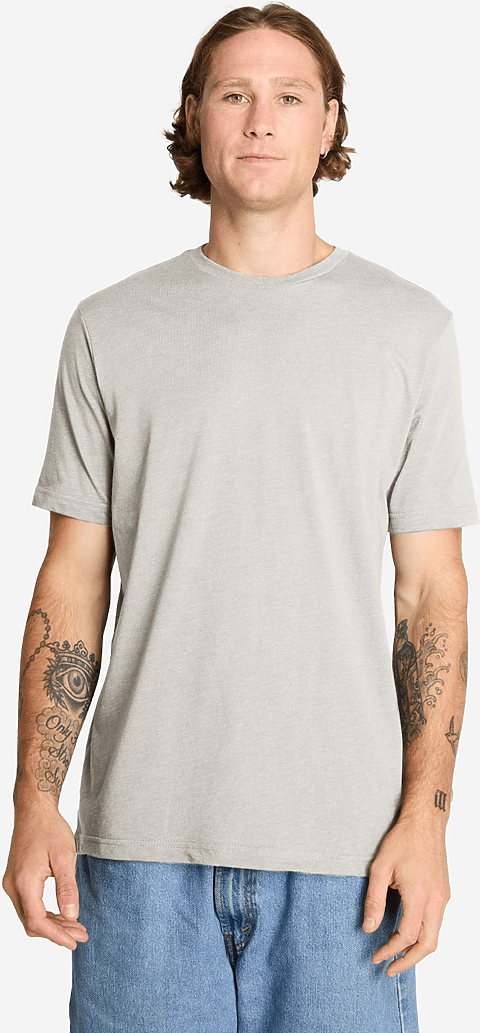 Lane Seven Ls15000cvc Deluxe Cvc Tee - Oatmeal Heather - Oatmeal Heather / Adult Xs