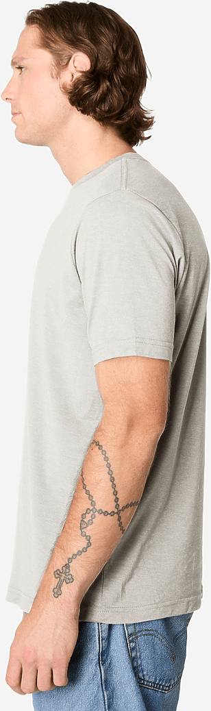 Lane Seven Ls15000cvc Deluxe Cvc Tee - Oatmeal Heather