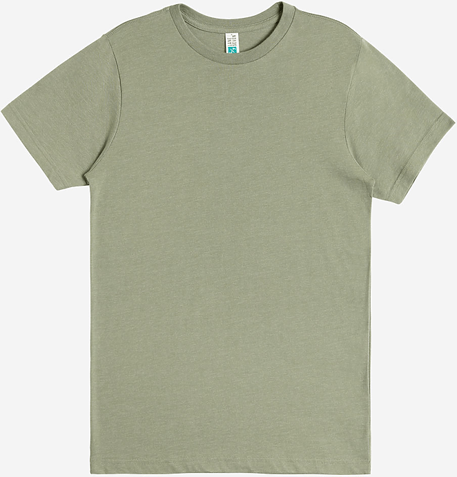 Lane Seven Ls15000cvc Deluxe Cvc Tee - Olive Heather