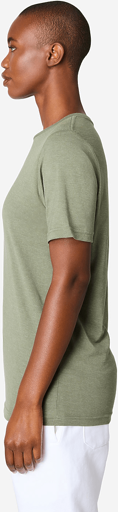 Lane Seven Ls15000cvc Deluxe Cvc Tee - Olive Heather
