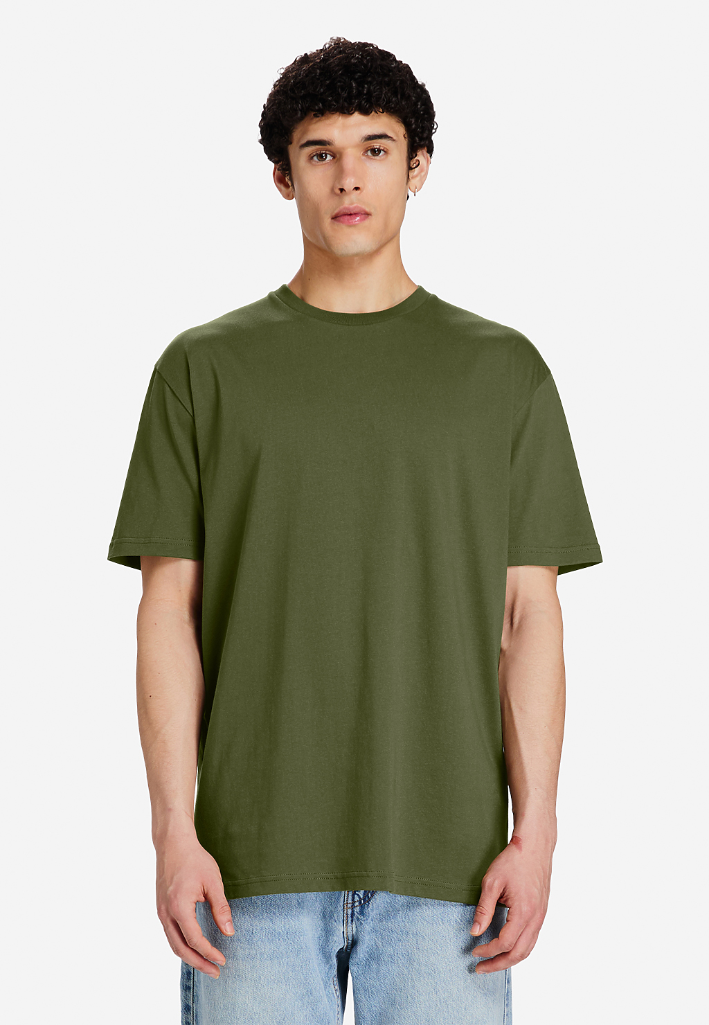 Lane Seven Ls15001 Heavyweight Tee - Army Green