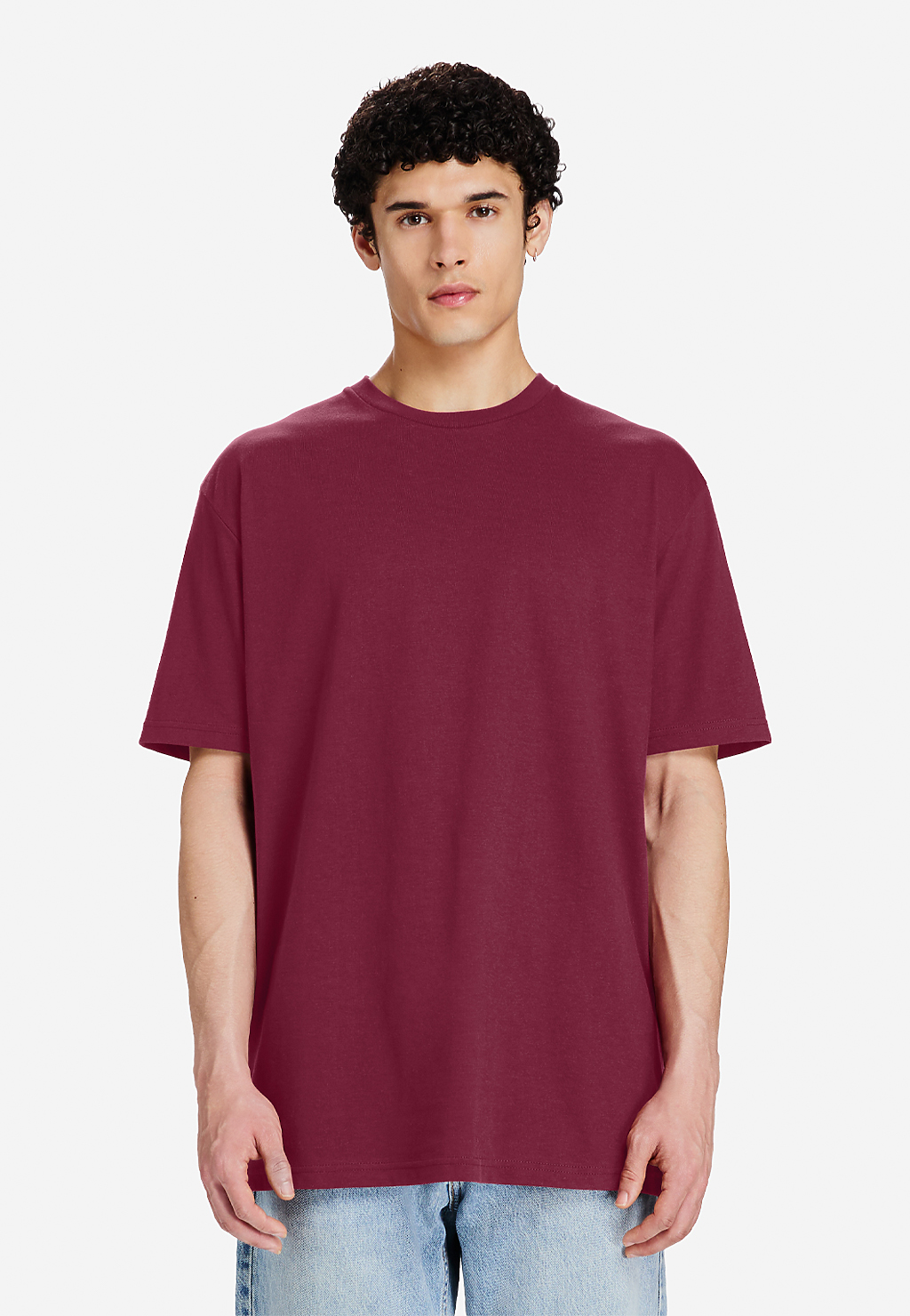 Lane Seven Ls15001 Heavyweight Tee - Burgundy