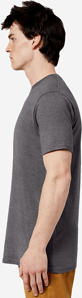 Lane Seven Ls15001 Heavyweight Tee - Charcoal Heather