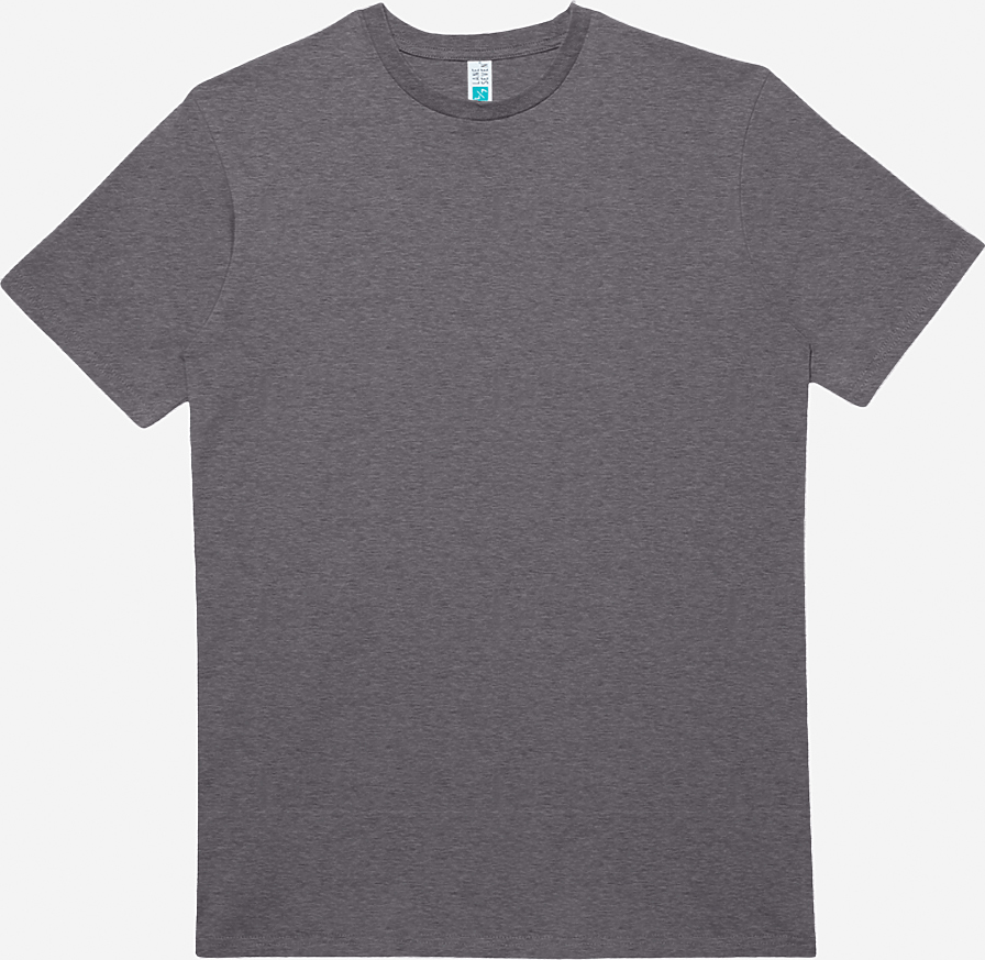 Lane Seven Ls15001 Heavyweight Tee - Charcoal Heather