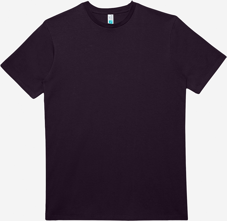 Lane Seven Ls15001 Heavyweight Tee - Plum