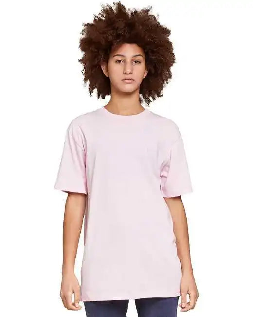 Lane Seven Ls15001 Unisex Heavyweight t Shirt Bubble Gum Pink