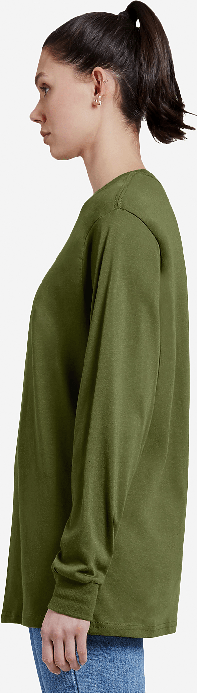 Lane Seven Ls15009 Heavyweight Long Sleeve Tee - Army Green