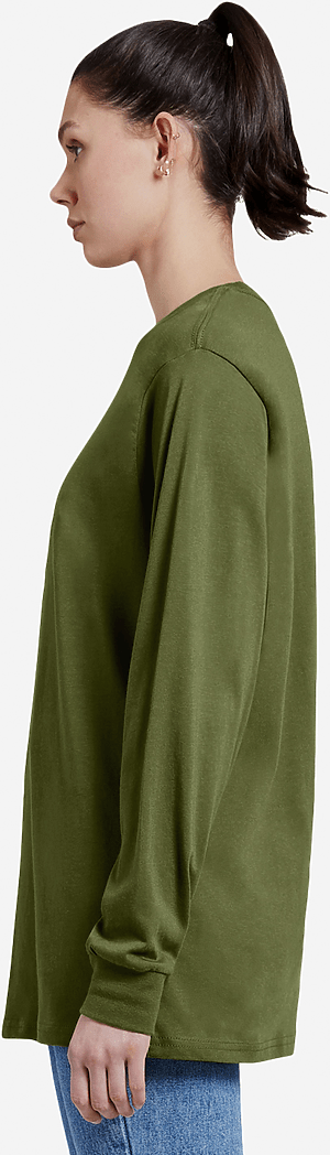 Lane Seven Ls15009 Heavyweight Long Sleeve Tee - Army Green